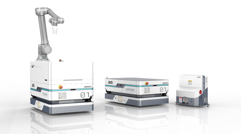 极速3D數位開發的自主式移動機器人（AMR250M），搭配全向輪並結合AI演算法、2D LiDAR、3D攝影機等技術，協助客戶實現產線全自動化